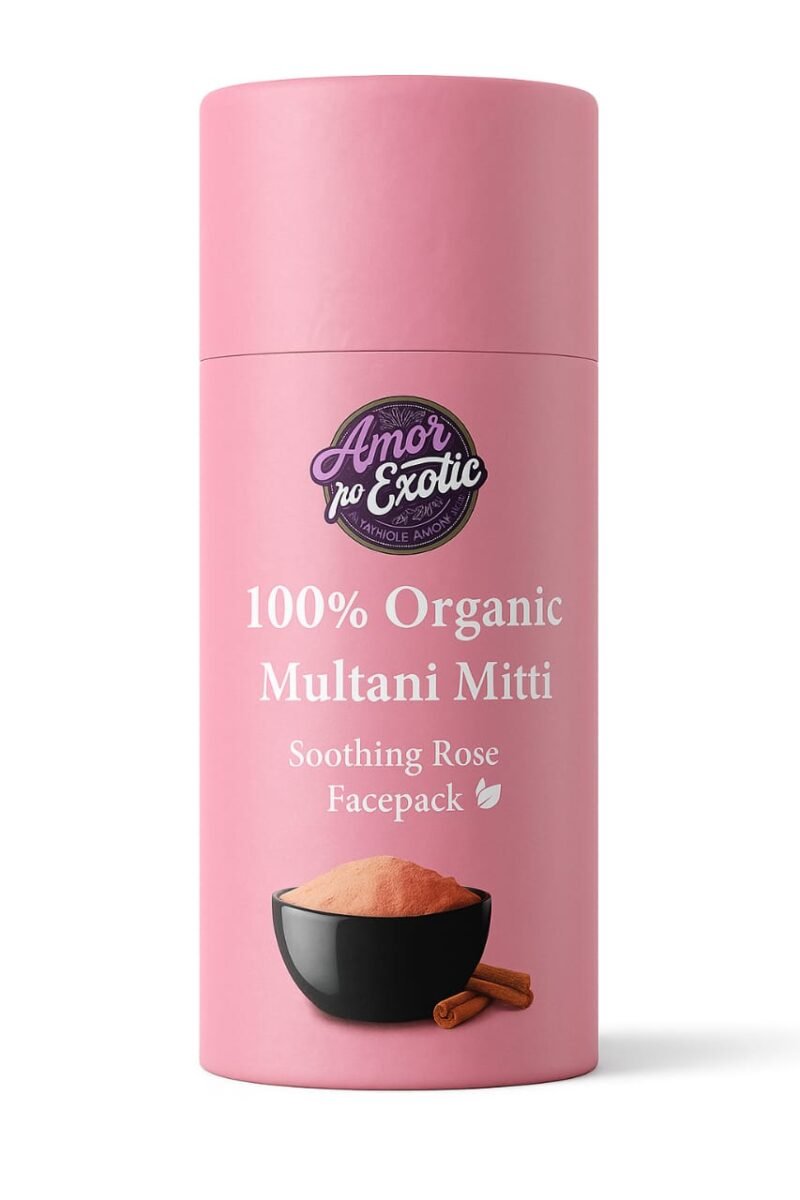 Amor Pro Exotic 100% Organic Multani Mitti Soothing Rose Facepack