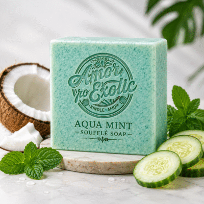 Amorro Exotic Aqua Mint Soufflé Soap